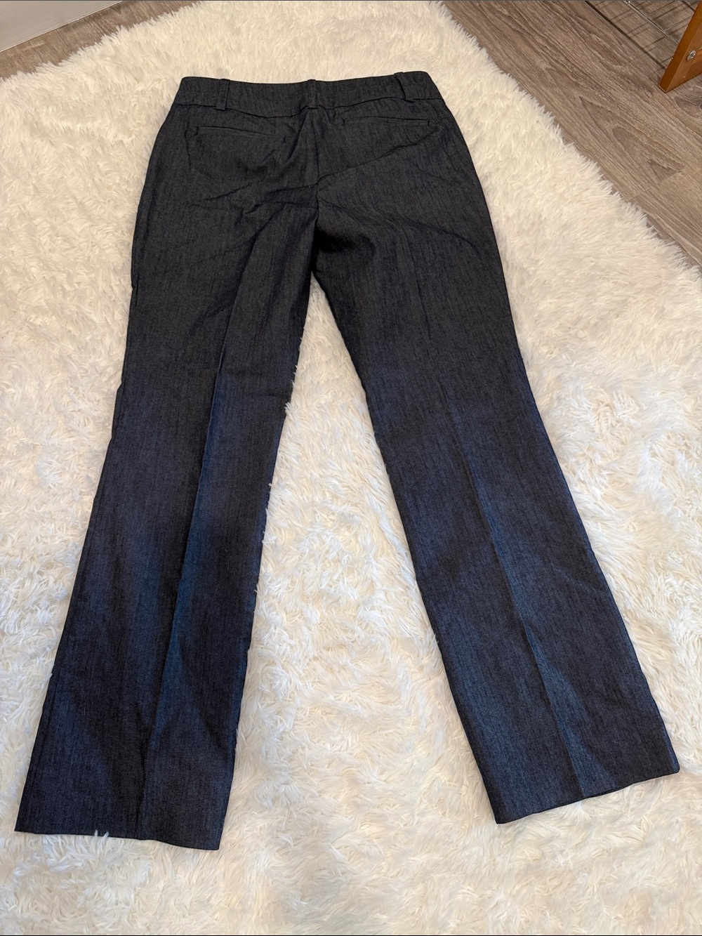 Classic Women's Dark Gray Dress Pants - Picture 3 of 3
